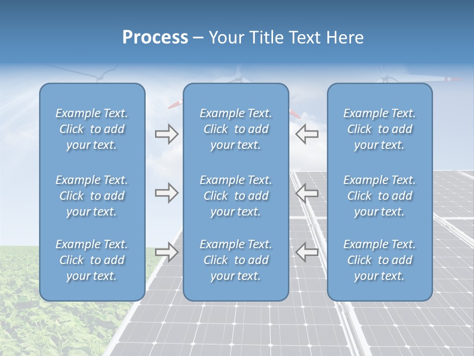 Electricity Turbine Generation PowerPoint Template