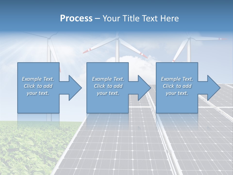 Electricity Turbine Generation PowerPoint Template