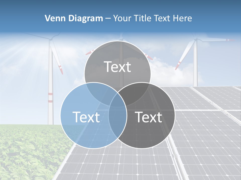 Electricity Turbine Generation PowerPoint Template