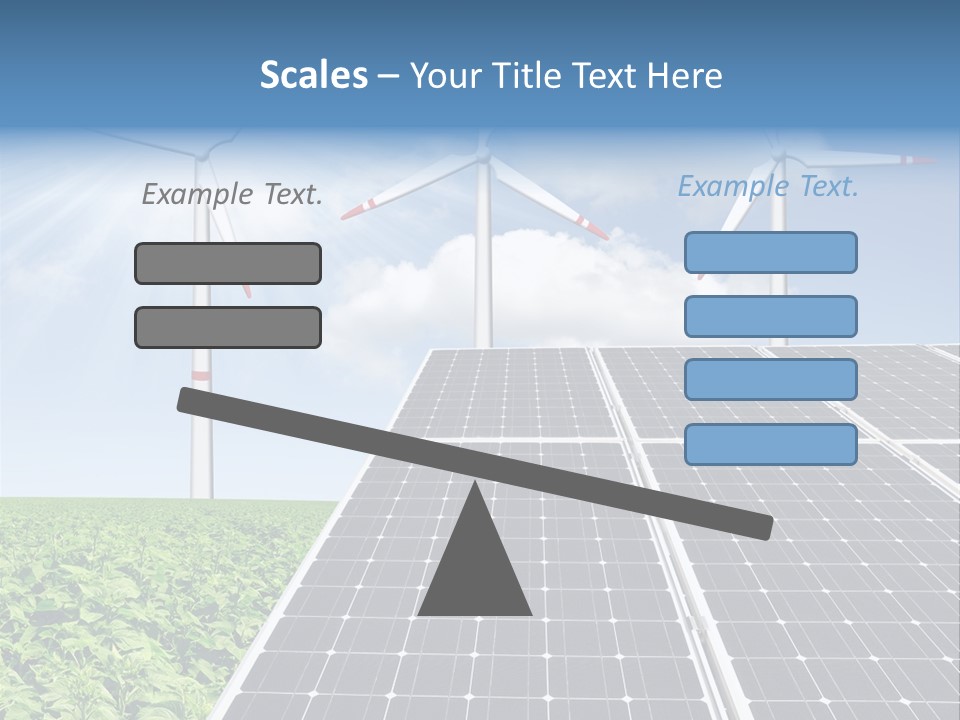 Electricity Turbine Generation PowerPoint Template