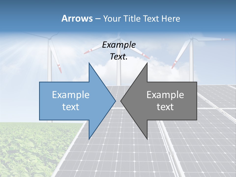 Electricity Turbine Generation PowerPoint Template