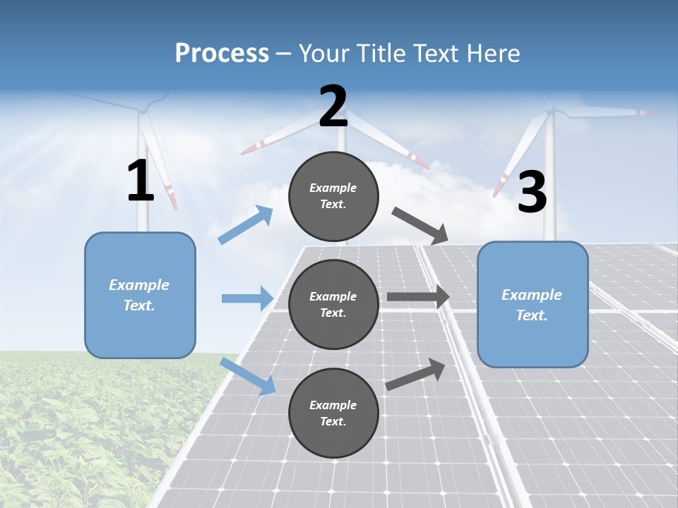 Electricity Turbine Generation PowerPoint Template