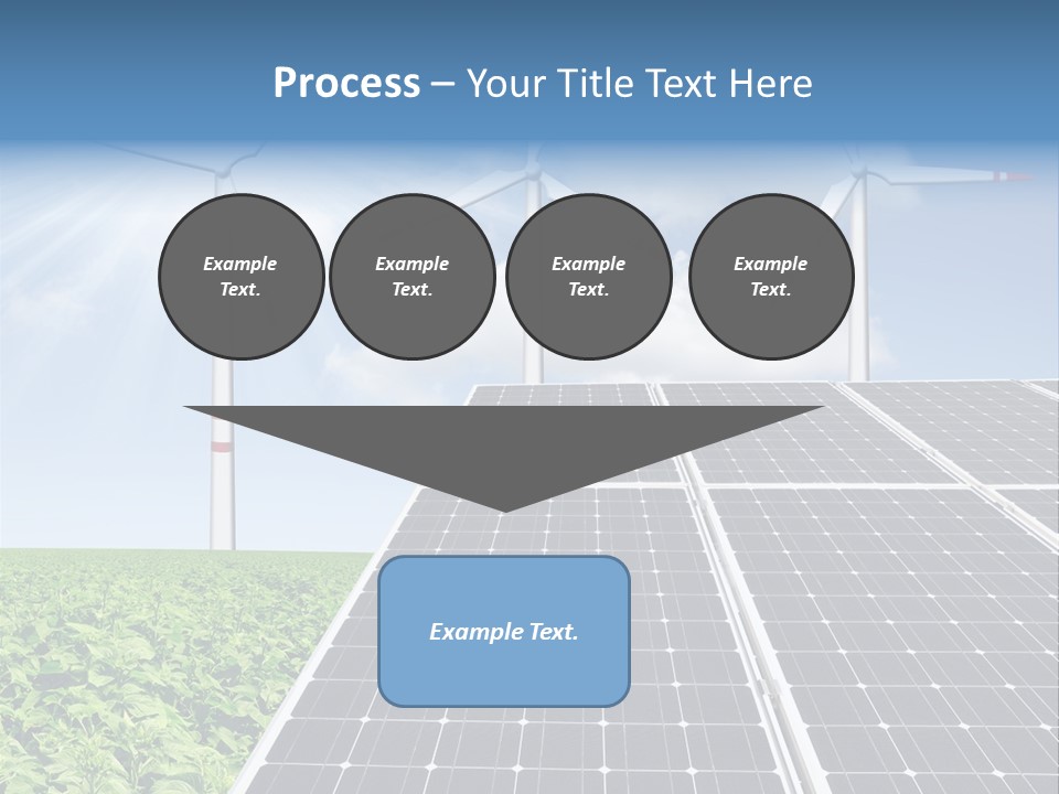 Electricity Turbine Generation PowerPoint Template