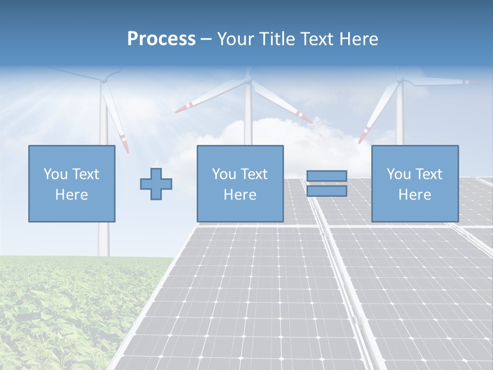 Electricity Turbine Generation PowerPoint Template
