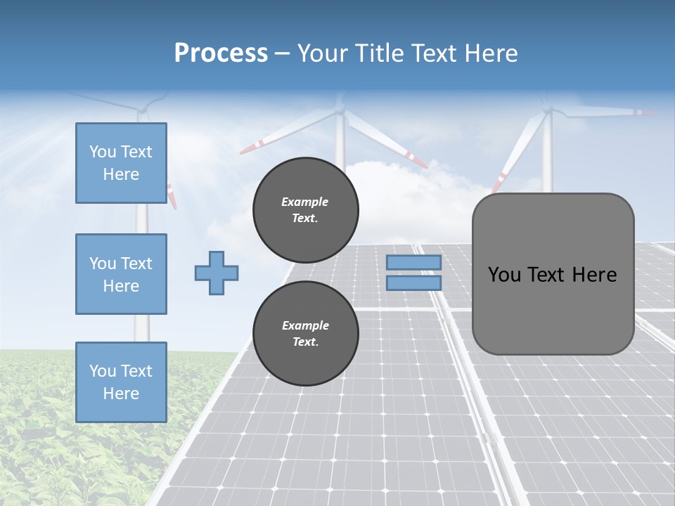 Electricity Turbine Generation PowerPoint Template