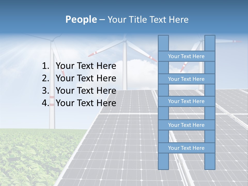 Electricity Turbine Generation PowerPoint Template