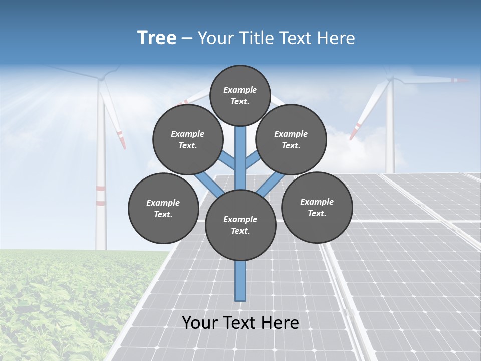 Electricity Turbine Generation PowerPoint Template