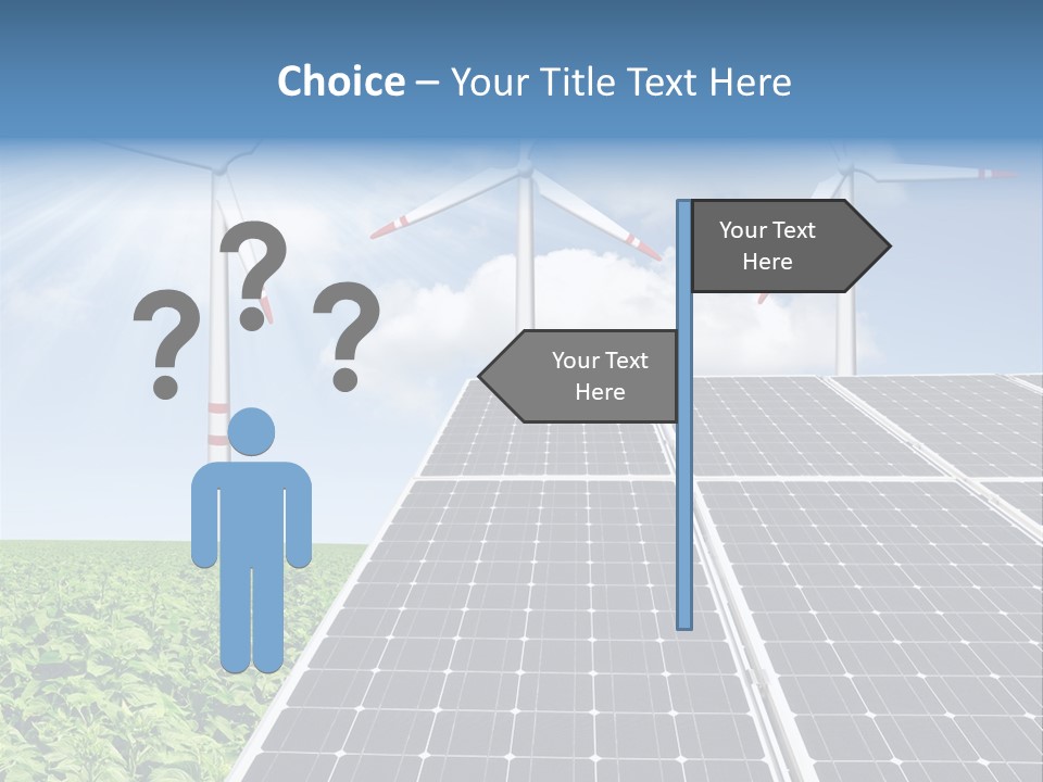 Electricity Turbine Generation PowerPoint Template