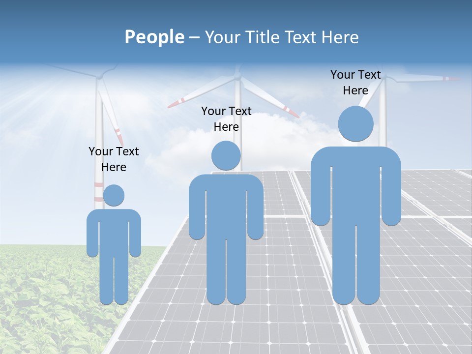 Electricity Turbine Generation PowerPoint Template