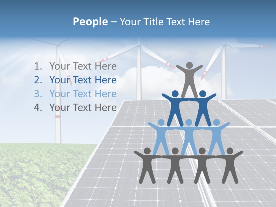 Electricity Turbine Generation PowerPoint Template