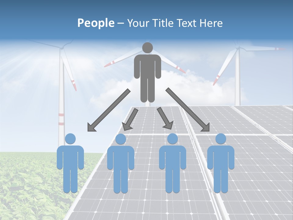 Electricity Turbine Generation PowerPoint Template