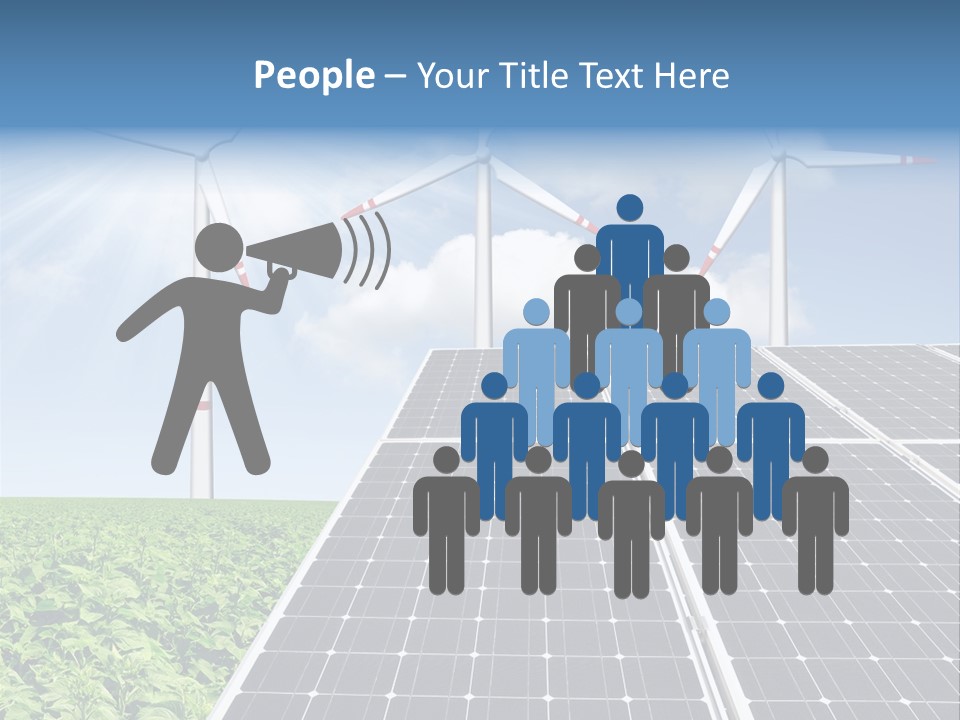 Electricity Turbine Generation PowerPoint Template