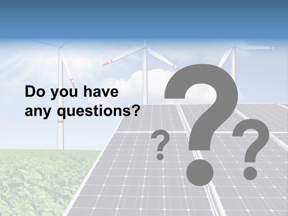 Electricity Turbine Generation PowerPoint Template