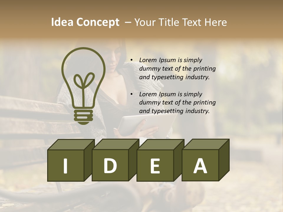 One Leaf Wireless PowerPoint Template