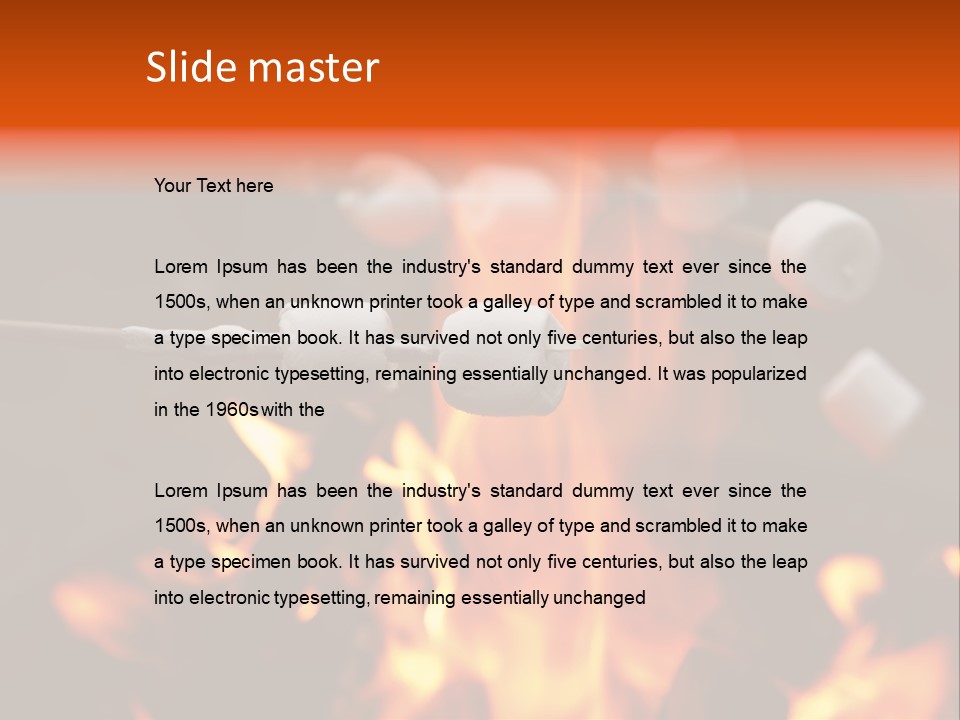 Toast Treat Roast PowerPoint Template