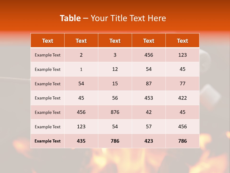 Toast Treat Roast PowerPoint Template