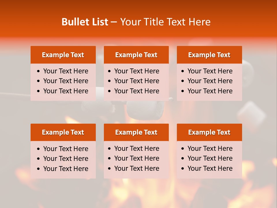 Toast Treat Roast PowerPoint Template