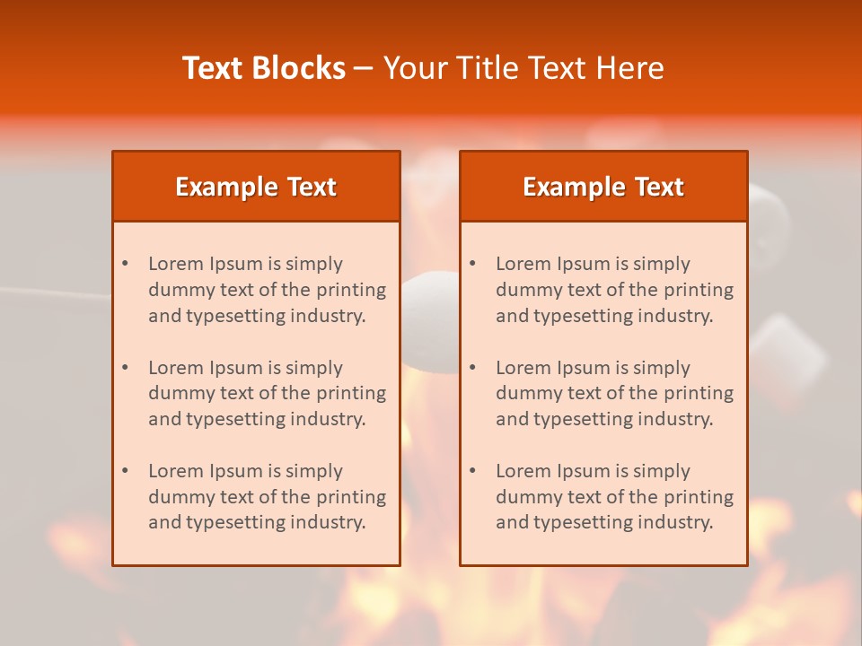 Toast Treat Roast PowerPoint Template