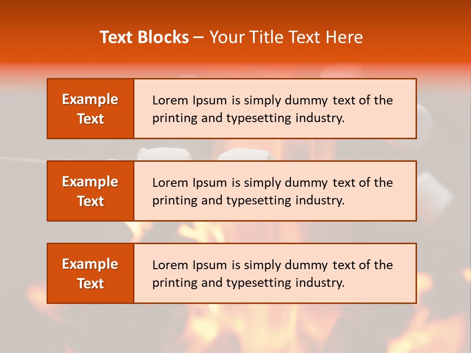 Toast Treat Roast PowerPoint Template