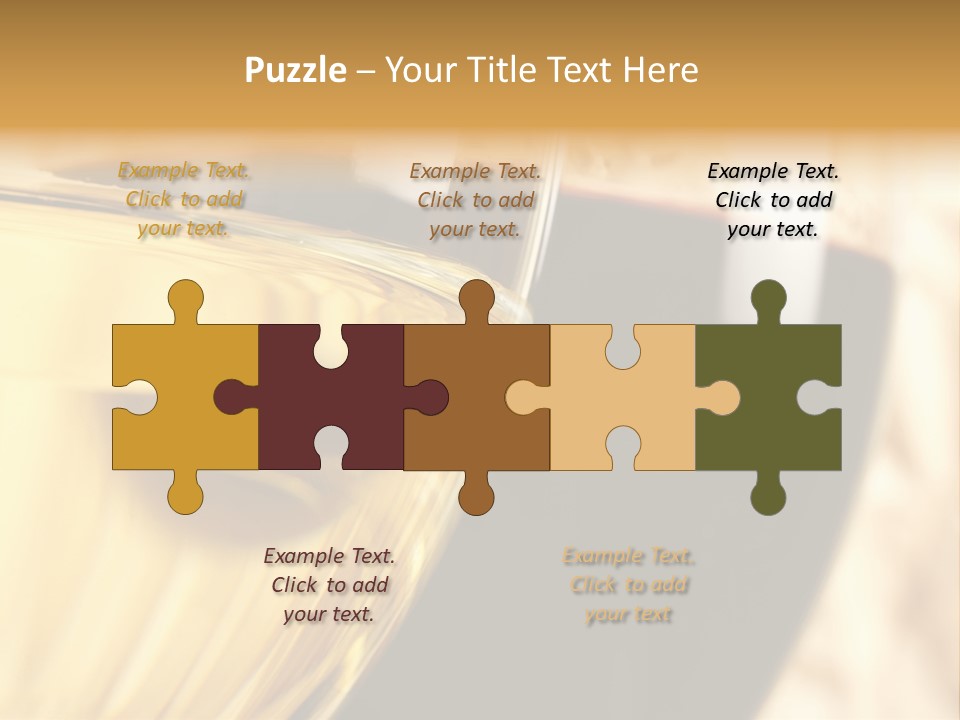 A Close Up Of Two Glasses Of Wine PowerPoint Template