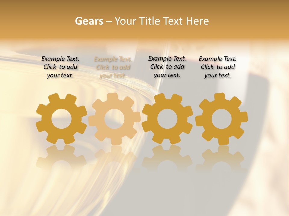 A Close Up Of Two Glasses Of Wine PowerPoint Template