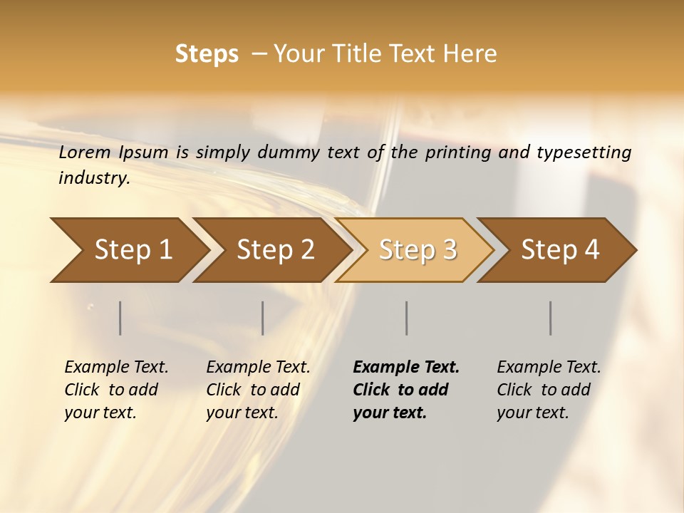 A Close Up Of Two Glasses Of Wine PowerPoint Template