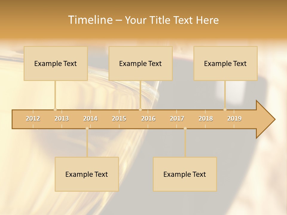 A Close Up Of Two Glasses Of Wine PowerPoint Template