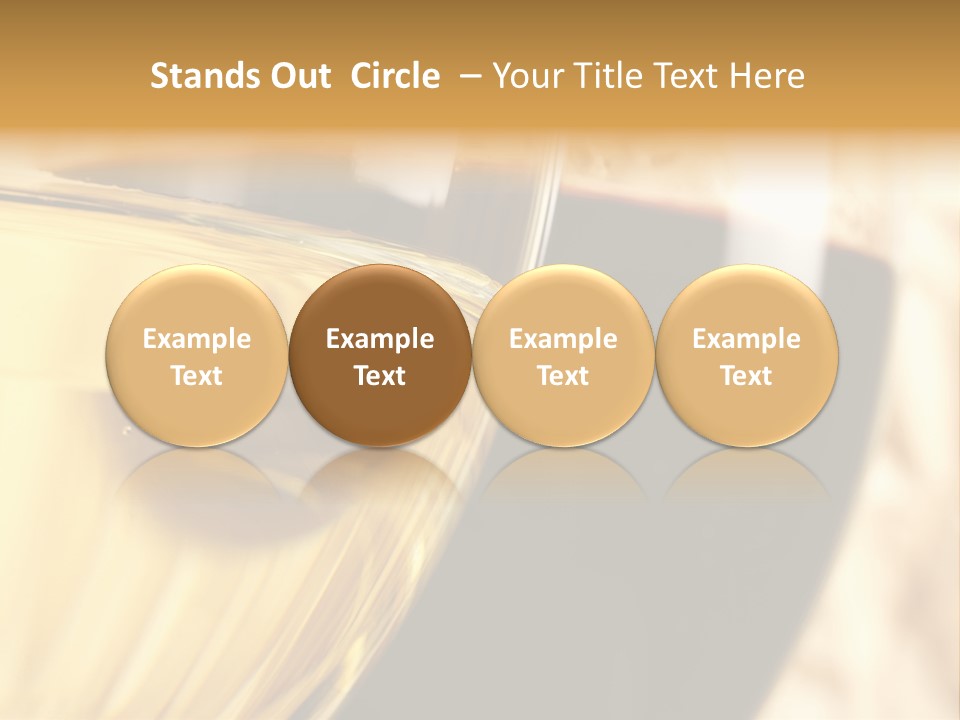 A Close Up Of Two Glasses Of Wine PowerPoint Template