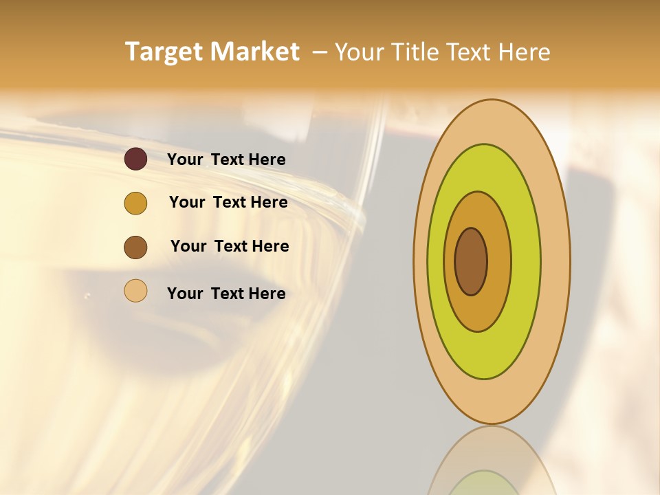 A Close Up Of Two Glasses Of Wine PowerPoint Template