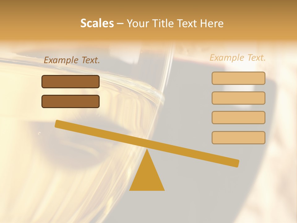 A Close Up Of Two Glasses Of Wine PowerPoint Template