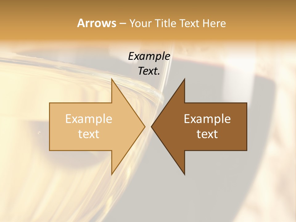 A Close Up Of Two Glasses Of Wine PowerPoint Template