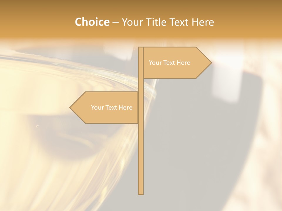 A Close Up Of Two Glasses Of Wine PowerPoint Template