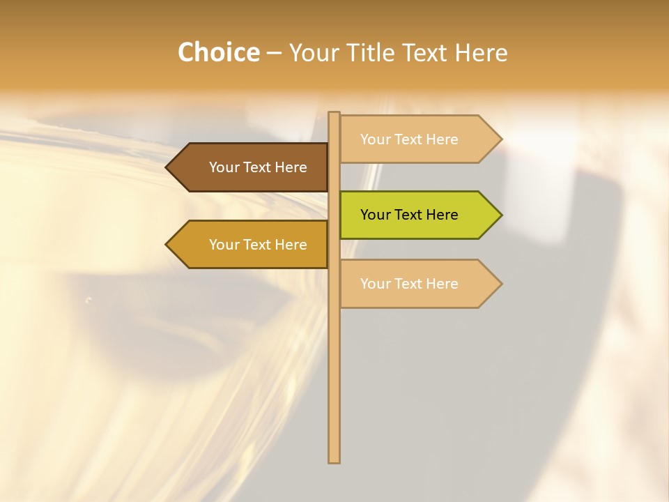 A Close Up Of Two Glasses Of Wine PowerPoint Template
