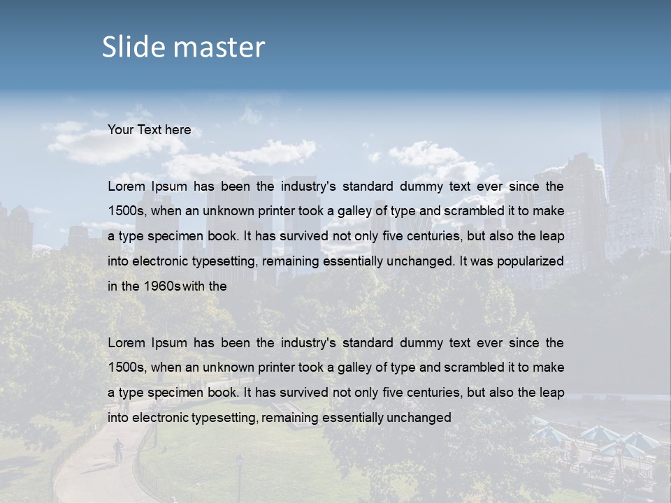 Tourism Visit Nyc PowerPoint Template