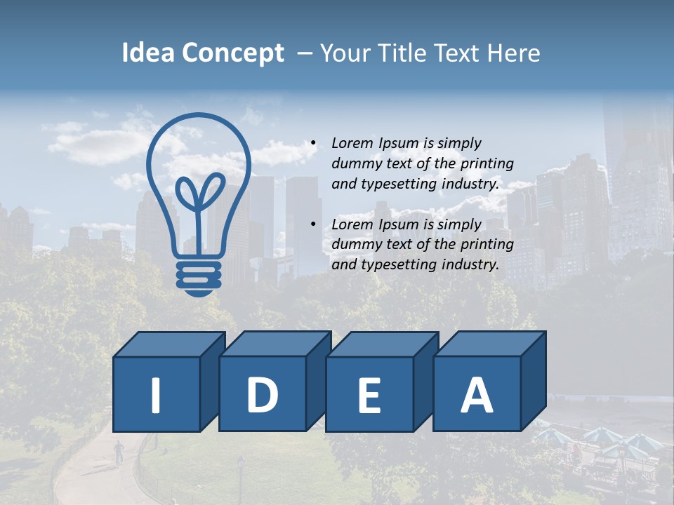 Tourism Visit Nyc PowerPoint Template