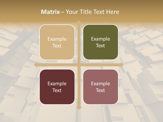 Pack Store Brown PowerPoint Template