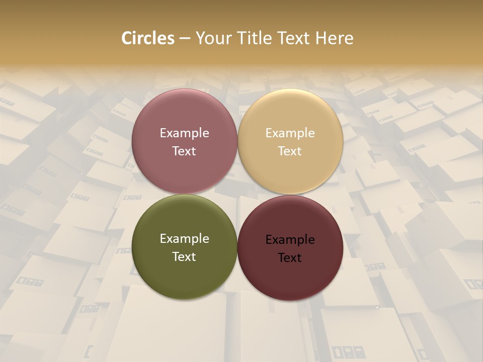 Pack Store Brown PowerPoint Template