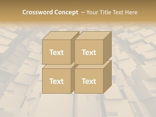 Pack Store Brown PowerPoint Template