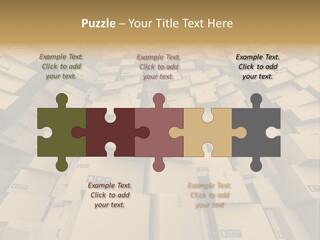 Pack Store Brown PowerPoint Template