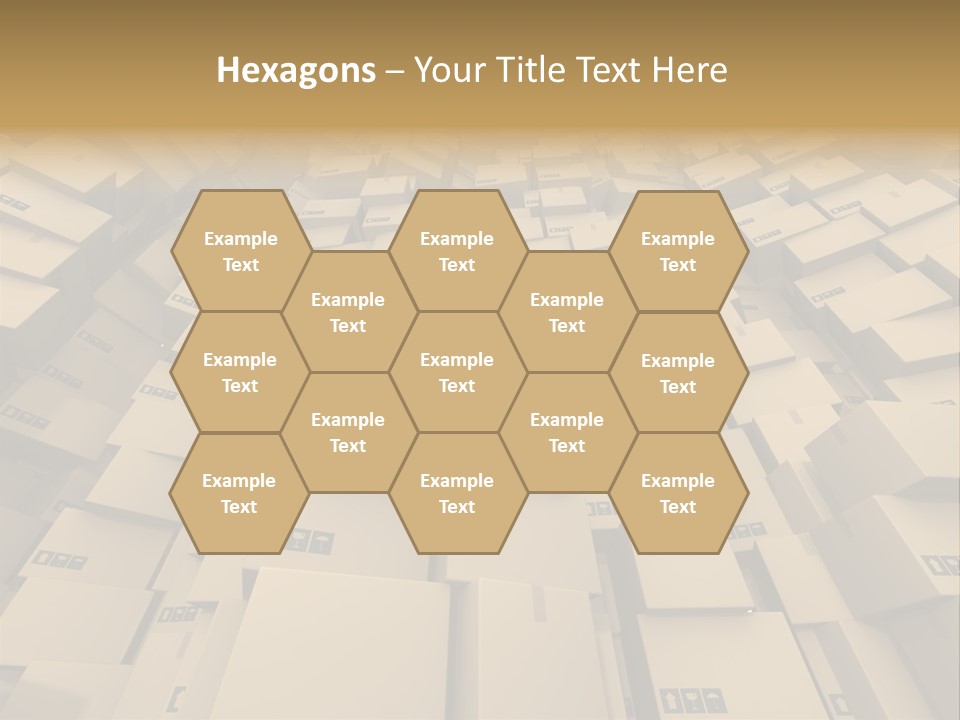 Pack Store Brown PowerPoint Template