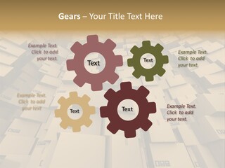 Pack Store Brown PowerPoint Template