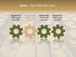 Pack Store Brown PowerPoint Template