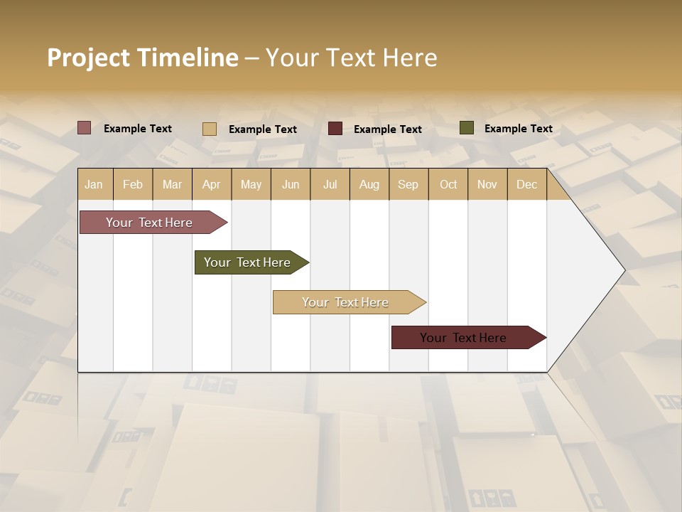 Pack Store Brown PowerPoint Template
