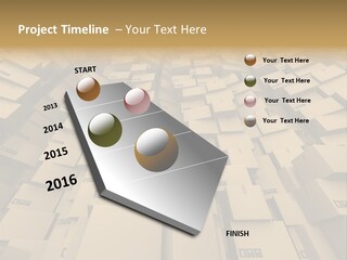 Pack Store Brown PowerPoint Template