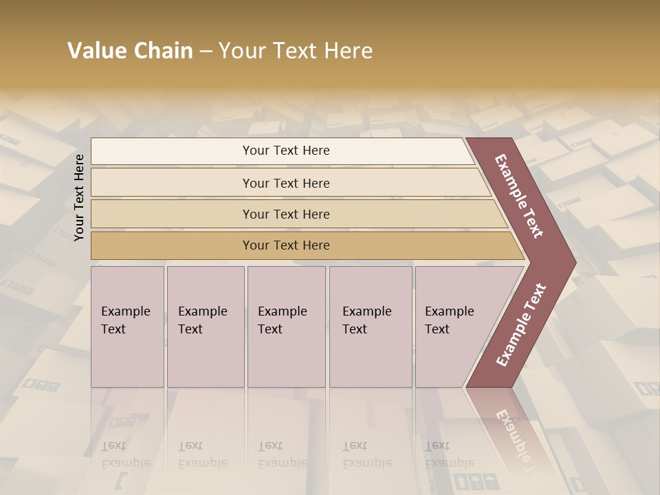 Pack Store Brown PowerPoint Template