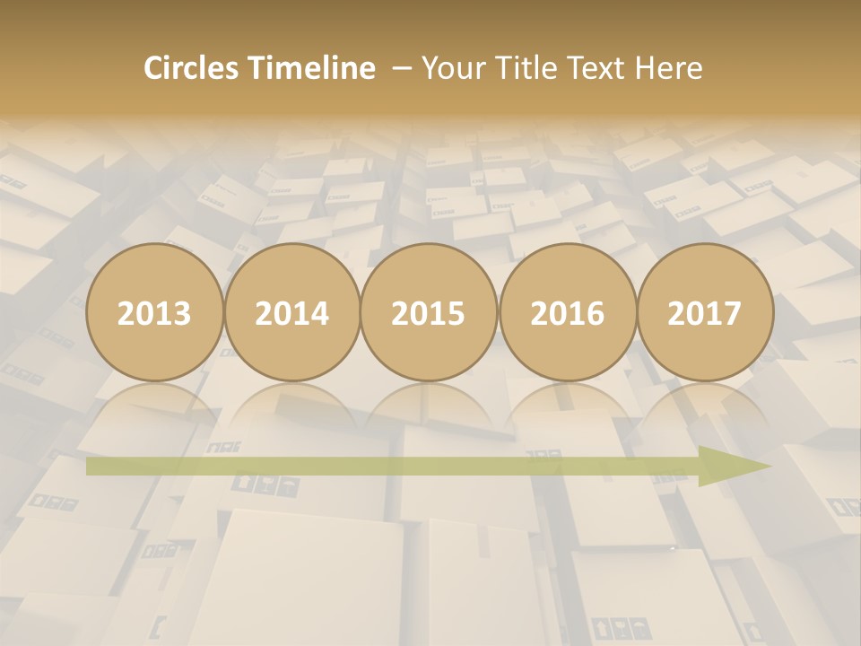 Pack Store Brown PowerPoint Template