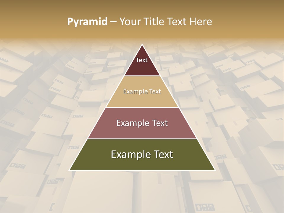 Pack Store Brown PowerPoint Template