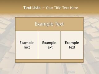 Pack Store Brown PowerPoint Template