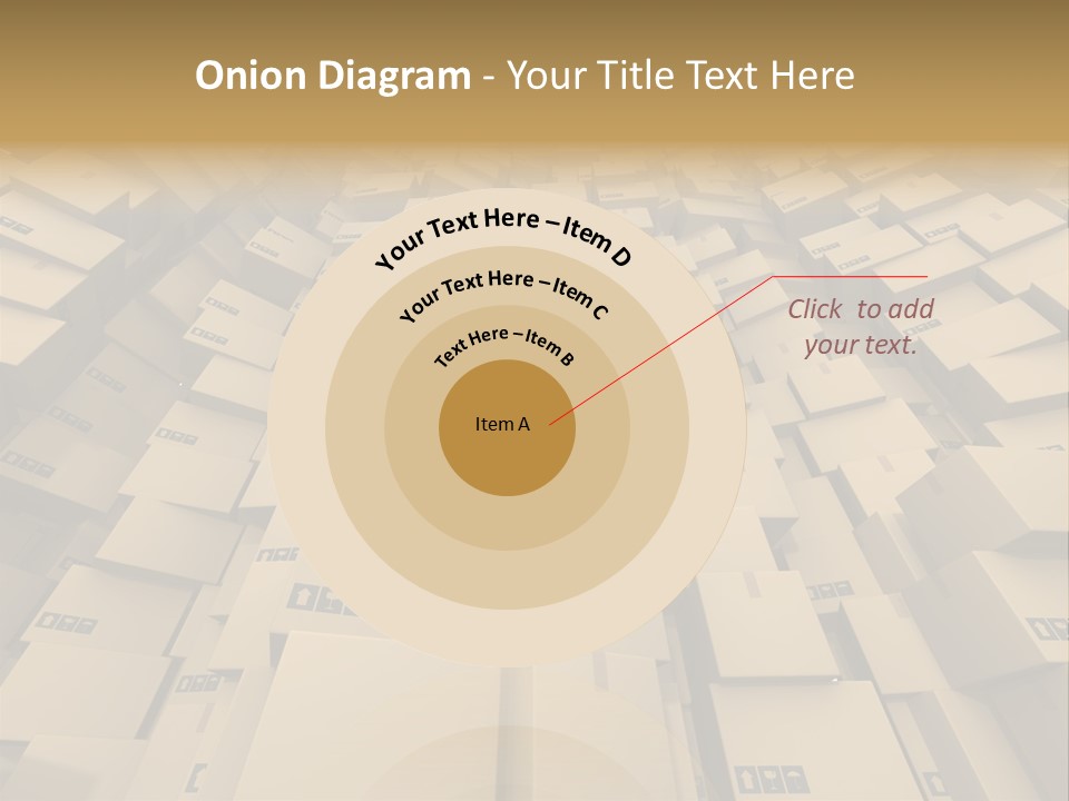 Pack Store Brown PowerPoint Template