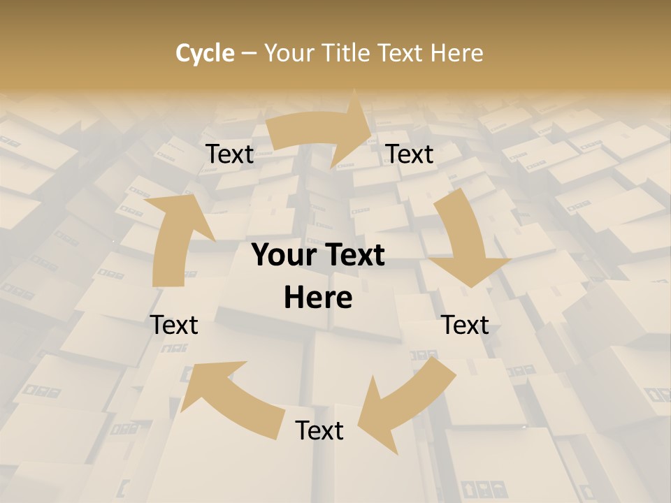 Pack Store Brown PowerPoint Template